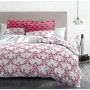 Duvet cover set HOME LINGE PASSION White Burgundy 220 x 240 cm 3 Pieces
