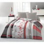 Duvet cover set HOME LINGE PASSION Blue White rouge 240 x 260 cm Super king 3 Pieces