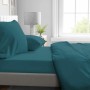 Fitted bottom sheet HOME LINGE PASSION Blue Super king 180 x 200 + 30 cm