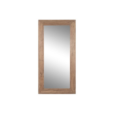 Wall mirror Home ESPRIT Natural Modern 100 x 3 x 200 cm