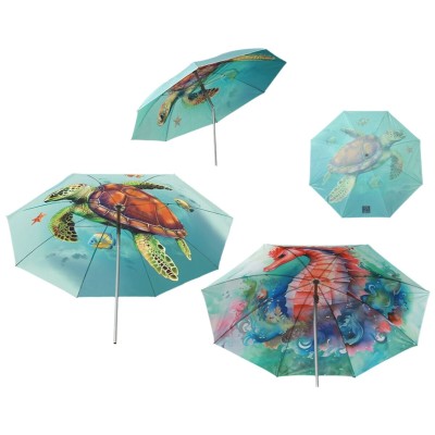 Beach parasol Ø 220 cm SPF50+ Navy