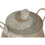 Basket set Home ESPRIT Orange Natural Seagrass (2 Pieces)