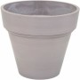 Pot Mega Collections Ecostone Planter Marron Taupe Plastique Recyclado 55 x 51 cm