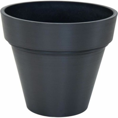 Pot Mega Collections Ecostone Planter Noir noir Plastique Recyclado 55 x 51 cm