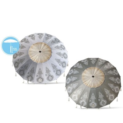 Parasol de plage Ø 220 cm SPF50+ Oriental