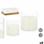 Bougie LED Gift Decor Blanc Transparent 15 x 15 x 15 cm (AA) (6 Unités)