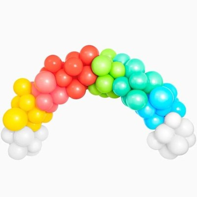 Decoration Balloons Oh Yeah! Multicolour Rainbow 30 cm 40 Pieces