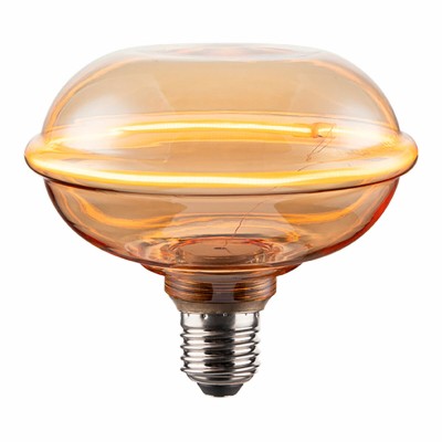 Lampe LED Fbright ufo Ambre 4 W E27 280 lm Ø 13 x 12,1 cm Décorative (1800 K)