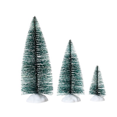 Christmas Tree Lumineo Green Plastic Snowfall Pinewood 10 Pieces