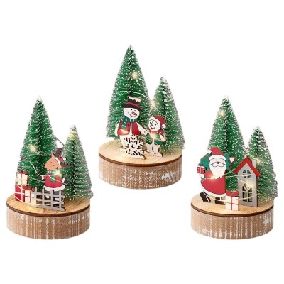 Figurine Décorative Lumineo Noël Ø 8 x 12 cm