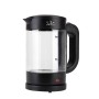 Kettle JATA 1500 W 1,2 L Transparent Stainless steel Borosilicate Glass