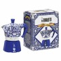 Cafetière Italienne Bialetti MOKA D&G Bleu Acier inoxydable 4 Tasses