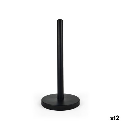Kitchen Paper holder Quttin Black Steel 32 x 32 x 15 cm (12 Units)