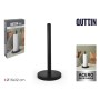 Kitchen Paper holder Quttin Black Steel 32 x 32 x 15 cm (12 Units)