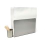 Napkin holder My Bar Silver Steel 16,2 x 4,5 x 9 cm (24 Units)