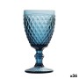 Wineglass La Mediterránea Sidari Blue Glass 350 ml (36 Units)