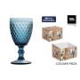 Wineglass La Mediterránea Sidari Blue Glass 350 ml (36 Units)