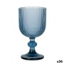 Verre La Mediterránea Sonella Bleu verre 360 ml (36 Unités)