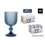 Wineglass La Mediterránea Sonella Blue Glass 360 ml (36 Units)