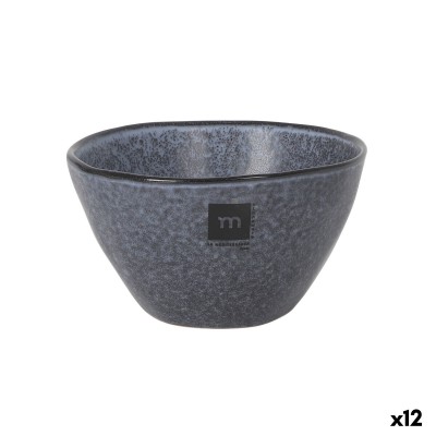 Bowl La Mediterránea Nebula Grey Ceramic 630 ml (12 Units)