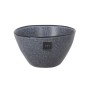 Bowl La Mediterránea Nebula Grey Ceramic 630 ml (12 Units)