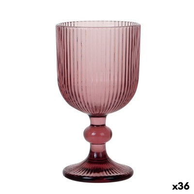 Wineglass La Mediterránea Sonella Purple Glass 360 ml (36 Units)