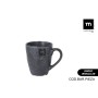 Tasse mug La Mediterránea Nebula Gris 180 ml Céramique (24 Unités)