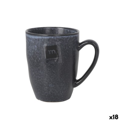 Tasse mug La Mediterránea Nebula Gris 310 ml Céramique (18 Unités)