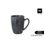 Tasse mug La Mediterránea Nebula Gris 310 ml Céramique (18 Unités)