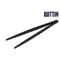 Pinces de Cuisine Quttin Quttin Noir Nylon (24 Unités)