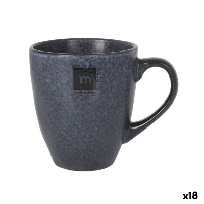 Tasse mug La Mediterránea Nebula Gris 410 ml Céramique (18 Unités)