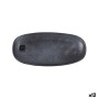 Serving Platter La Mediterránea Nebula Grey Ceramic Oval 25,7 x 11,8 cm (12 Units)