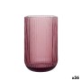 Glass La Mediterránea Sonella Purple Glass 430 ml (36 Units)