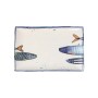 Serving Platter La Mediterránea Peixe 2.0 Multicolour Ceramic Rectangular 30 x 20 x 2,5 cm (6 Units)