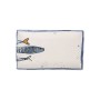 Serving Platter La Mediterránea Peixe 2.0 Multicolour Ceramic Rectangular 25,3 x 15 x 2 cm (18 Units)
