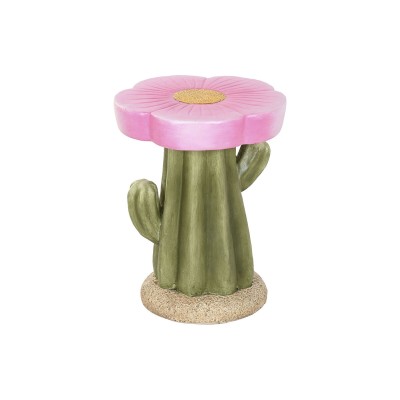 Table d'appoint Home ESPRIT Vert Rose 32,5 X 32,5 X 42,5 CM