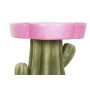 Side table Home ESPRIT Green Pink 32,5 X 32,5 X 42,5 CM