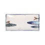 Serving Platter La Mediterránea Peixe 2.0 Multicolour Ceramic Rectangular 30 x 15 x 2 cm (18 Units)