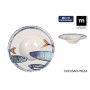 Assiette à pâtes La Mediterránea Peixe 2.0 Multicouleur Céramique Ø 28 cm (6 Unités)
