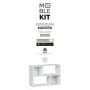Shelves MobleKit White Wood 85 x 30 x 59 cm