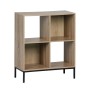 Shelves MobleKit Brown Black Wood Metal 60 x 29 x 72 cm