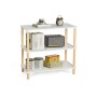 Étagère MobleKit Blanc Bois 80 x 35 x 75 cm