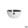 Bowl La Mediterránea Savina Blue White Ceramic 180 ml (24 Units)