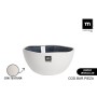 Bowl La Mediterránea Savina Blue White Ceramic 180 ml (24 Units)