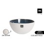 Bowl La Mediterránea Savina Blue White Ceramic 730 ml (12 Units)