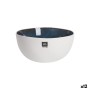 Bol La Mediterránea Savina Bleu Blanc Céramique 1,2 L (12 Unités)