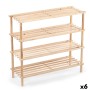 Shoe Rack Confortime Natural Wood 74 x 26 x 67 cm (6 Units)