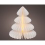 Lighting decoration Lumineo White Christmas Tree Ø 24 x 28 cm