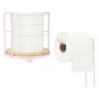 Porte-rouleaux pour Papier Toilette Berilo Rose 16,5 x 63,5 x 16,5 cm (4 Unités)