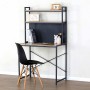 Desk with Shelves Max Home Steel Melamin Particleboard 84 x 148 x 50 cm